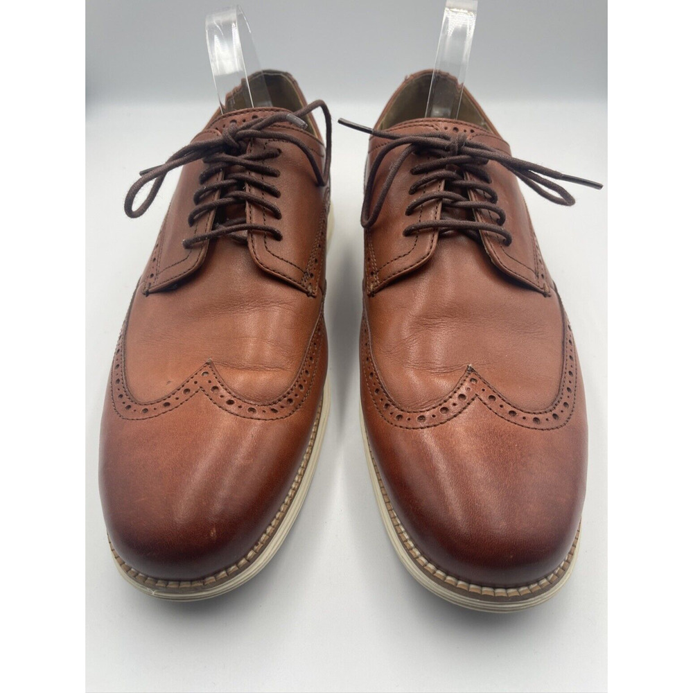 Cole Haan Men’s OriginalGrand Wingtip Oxford Shoes Brown‎ Leather C26471 Sz 13 M